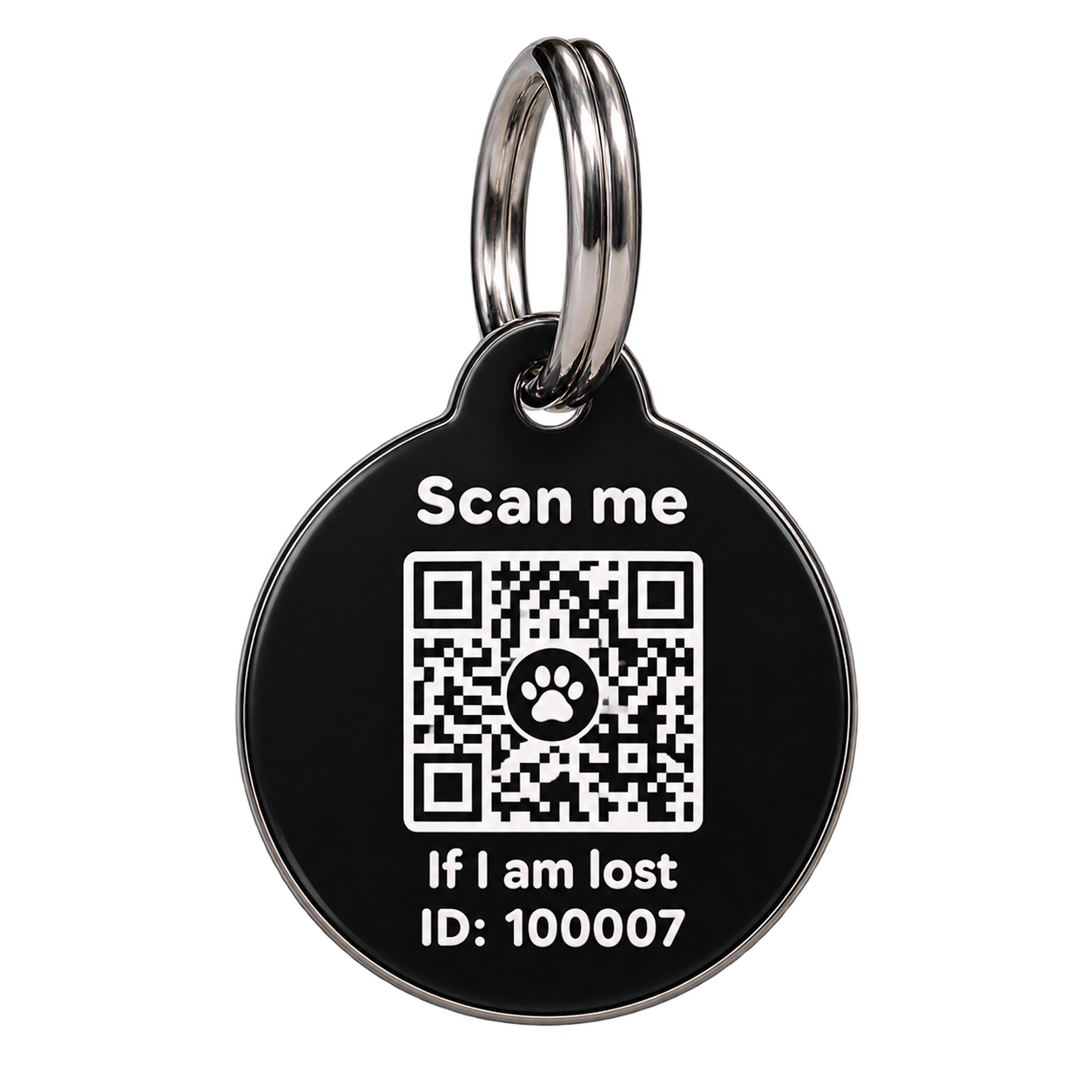 PETSCAN Lost Pet QR Collar back