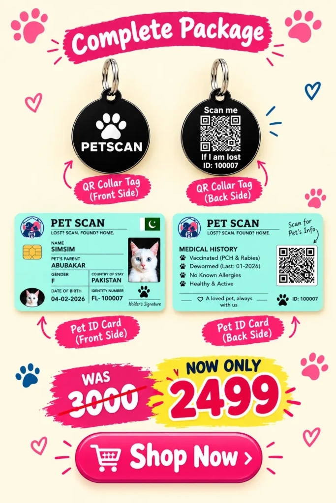 complete pet qr id package
